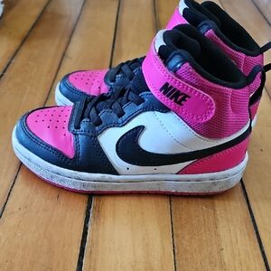 Nike High Tops Pink And Black